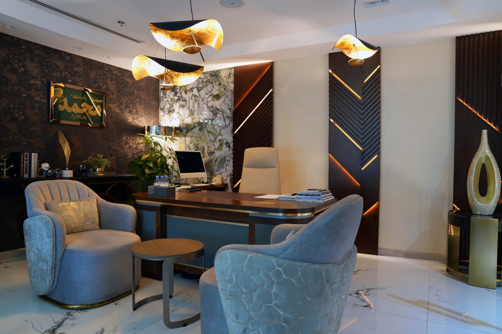 The Private Office — the principal's suite at Naseema Tower, Dubai